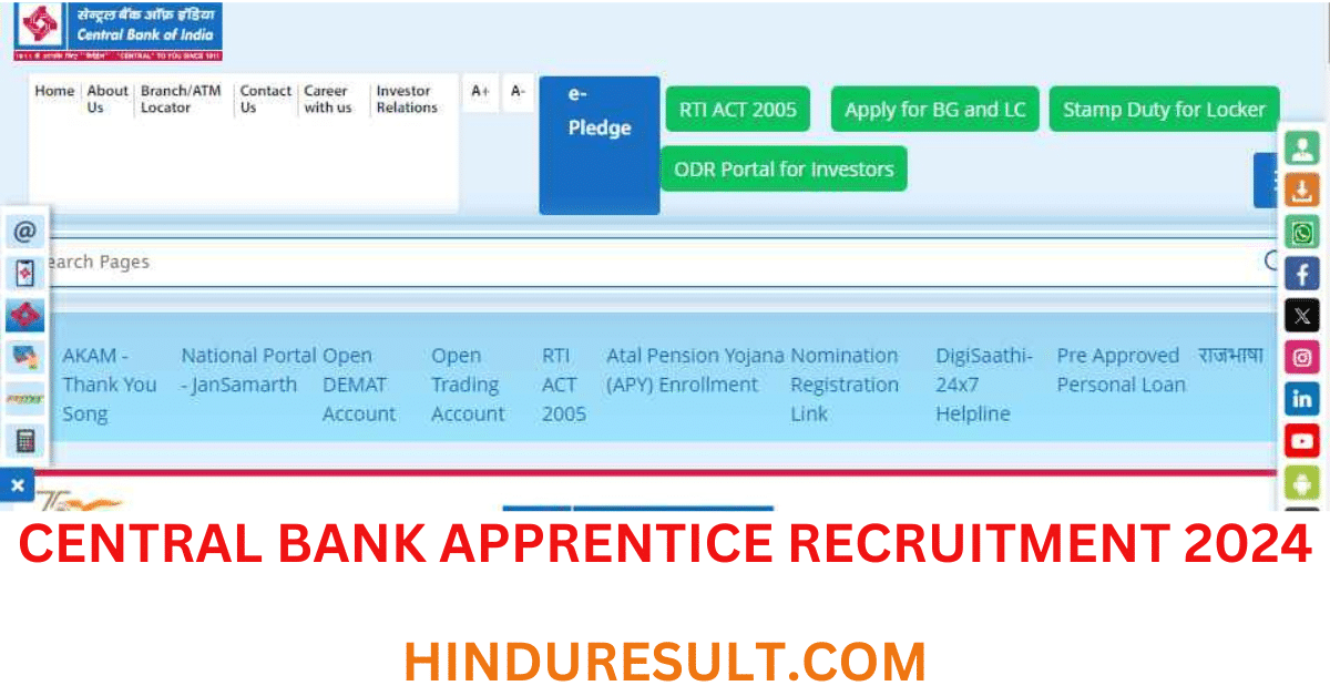 central bank of india apprentice