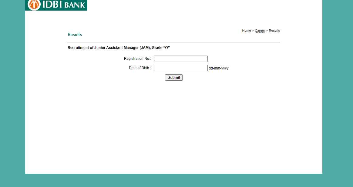 IDBI JAM RESULT 